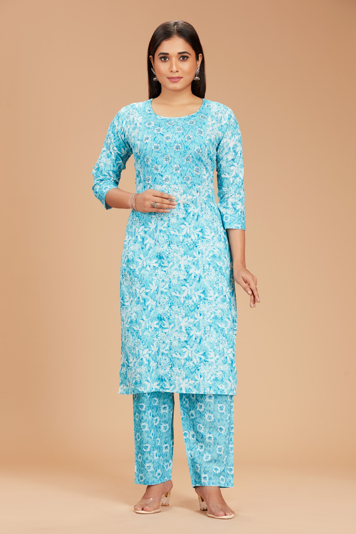 Blue Kurti With Pant